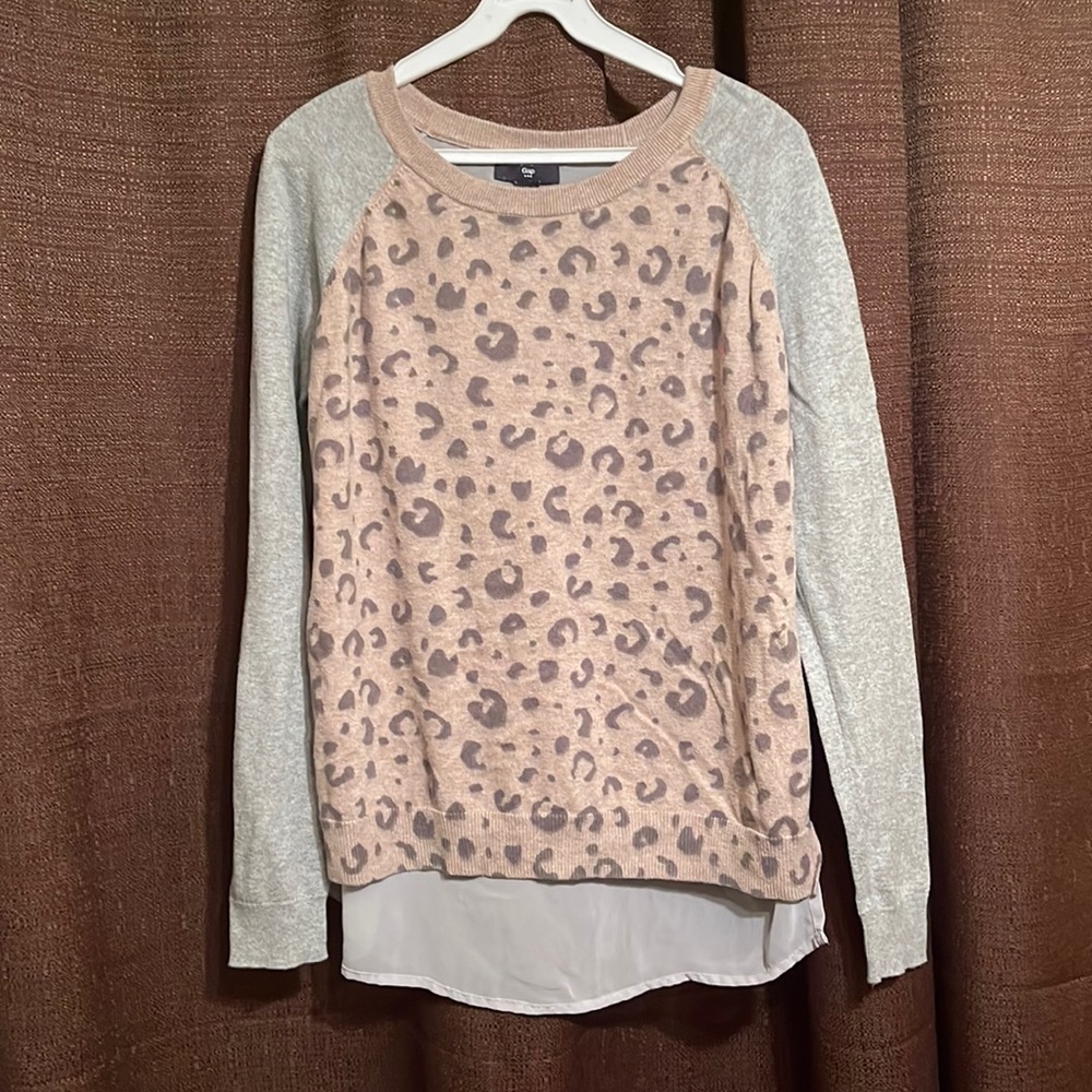 Women’s leopard print sweater
